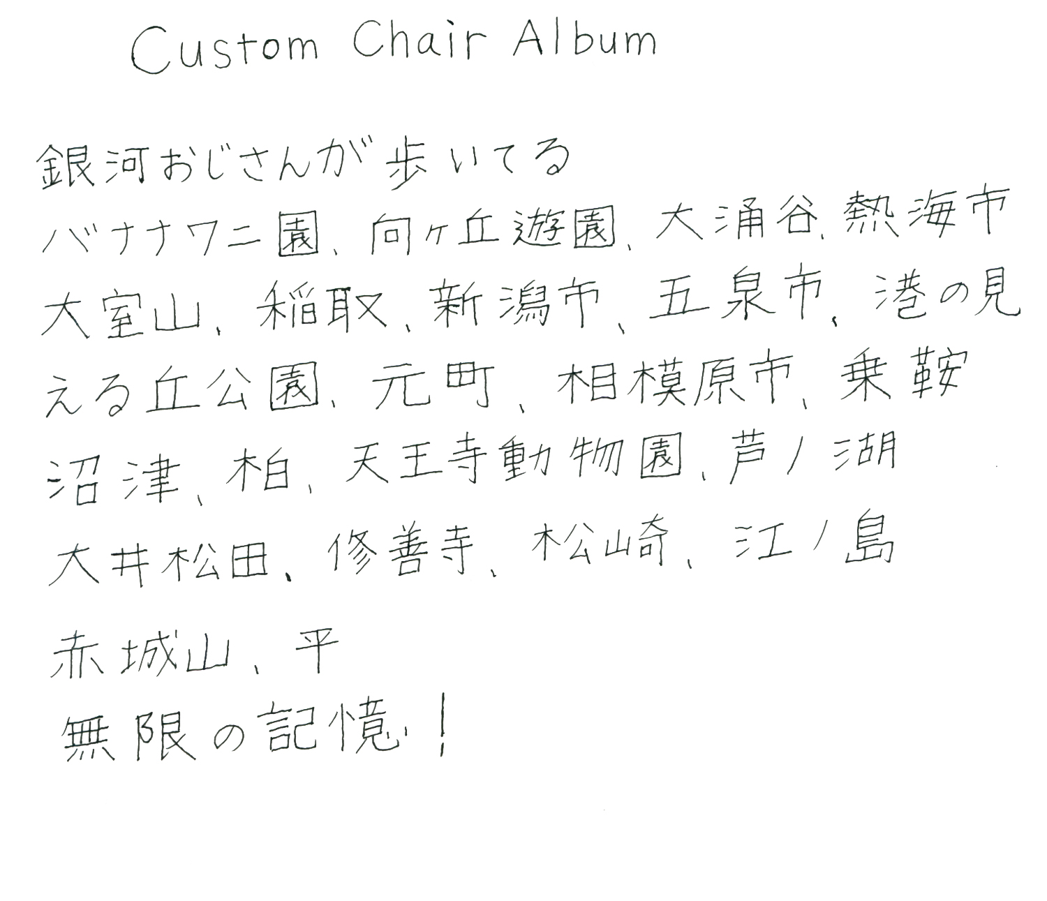 Custom Chair Album